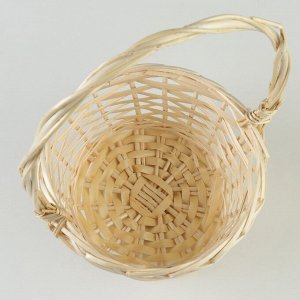 Набор корзин плетеных, D27x12/37 см, D22x12/32 см, D17x10/28 см, 3 шт, ива