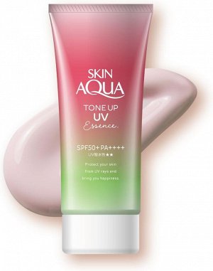 SKIN AQUA Tone Up UV Essence SPF50+PA++++ - выравнивающая тон эссенция