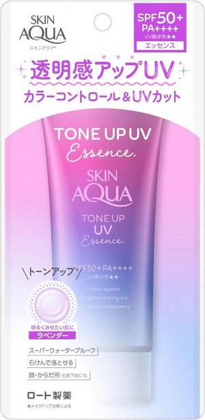 ROHTO SkinAqua Tone Up UV Essence — санскрин для цветокоррекции кожи