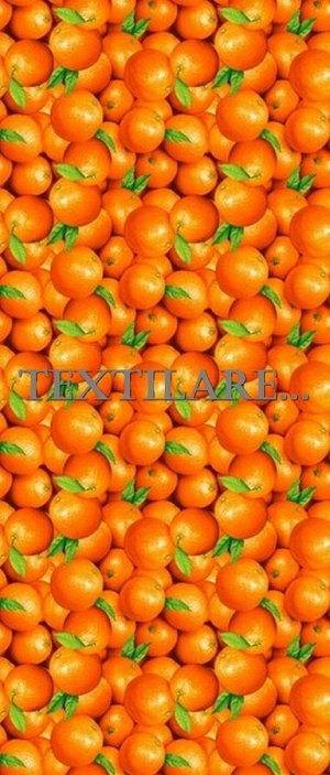Скатерть рогожка "Апельсины" 120 х 150 см