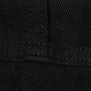 Джинсовая куртка с аниме принтом "Черный клевер"