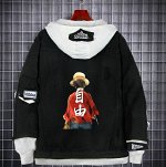 Джинсовая куртка с аниме принтом &quot;One Piece&quot;