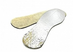 Стельки для обуви трехслойные Фольгированные универсальный размер Домашний Сундук