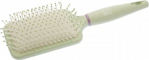 Щетка массажная для укладки волос на подушке с нейлоновым штифтом Dewal Beauty DBMM6 Мятное мороженое