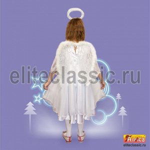 Ангел В карнавальный костюм Ангел входит белоснежное платье, крылья, диадема, которая удачно завершает образ. Подойдет для театральных постановок, новогодних и детских тематических утренников, карнава