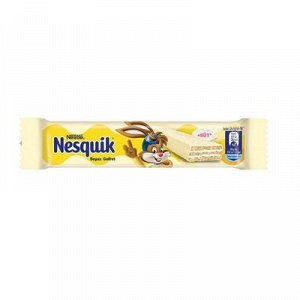 Вафельный батончик Nesquik Несквик в белом шоколаде 26,7 гр