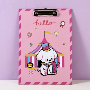 Планшет с зажимом "Circus Puppy Pink"
