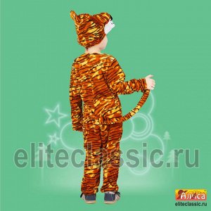 Тигренок Маскарадный, сценический костюм "Тигрёнок" подойдет для театральных постановок, детских утренников и Новогоднего праздника. В комплект входят маска с мордой тигрёнка и комбинезон. Производите