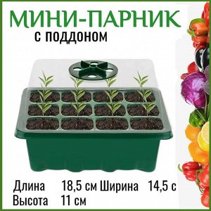 Хозяйственные товары Мини-тепличка с регулируемым куполом влажности