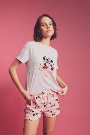 Пижамный комплект с короткими рукавами Fall in Love Disney «Микки и Минни»