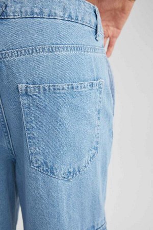 DEFACTO Широкие длинные джинсовые брюки с высокой талией в стиле 90-х годов