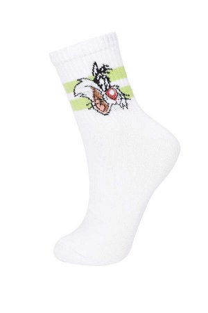 Женские хлопковые носки из трех предметов Looney Tunes