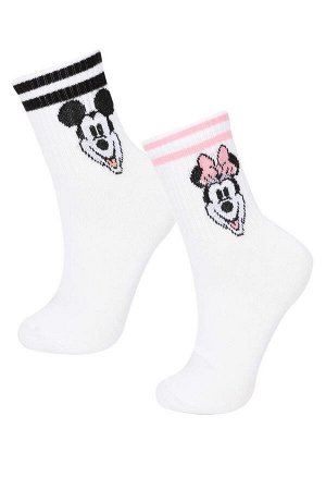 Женские носки из двух предметов с Микки и Минни Disney