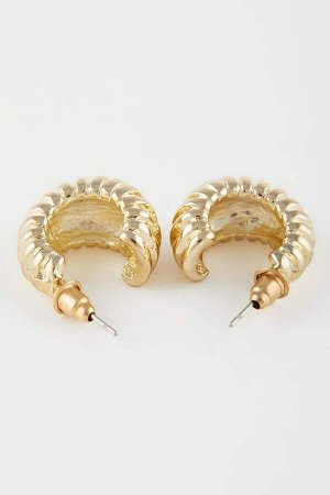Женские золотые серьги-кольца