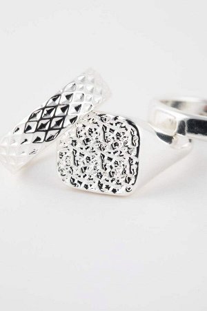 Женское серебряное кольцо из трех частей