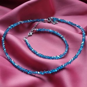 Браслет из алмазного стекла темно-синий мульти / сверкающий браслет темно-синий мульти