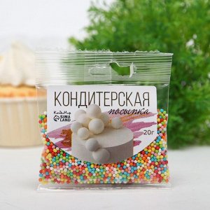 Посыпка кондитерская "Бисер" Микс, Пасха, 20 г