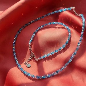 Браслет из алмазного стекла 3 цвета синего / сверкающий браслет голубом цвете