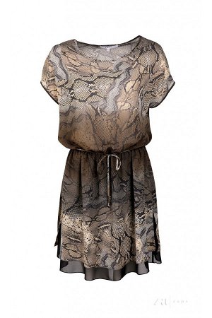 1кк Платье ZAPS Zuzanna Цвет-051   ткань.1: 100% полиэстер, подкладка: 100% полиэстер