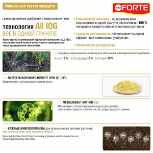 Удобрение универсальное для всех растений ВЕСНА-ЛЕТО комплексное с микроэлементами, гранулированное, Бона Форте / BONA Forte, 1 кг