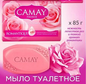 Камей Туалетное мыло "Романтик" роза 85 гр