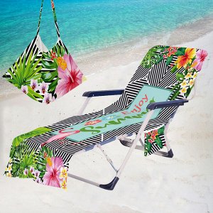 Накидка на пляжный стул, принт "Summer"