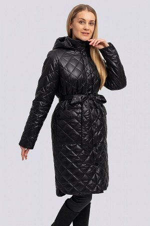 Пальто Представляем вашему вниманию демисезонное женское пальто с поясом из
стеганой ткани – идеальный выбор для стильного и комфортного образа в весенне-осенний период. Это утепленное стеганое пальто