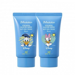 Охлаждающий солнцезащитный крем EDELWEISS GLACIER WATER ALPS SUNCREAM SNOW X DISNEY DONALD DUCK