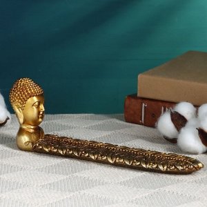 Подставка для благовоний "Голова Будды", золото