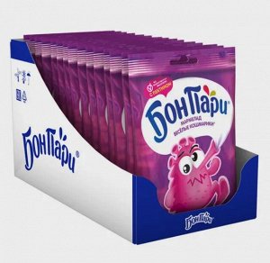 БОН ПАРИ®. Весёлые кошмарики®. Мармелад жевательный фигурный со вкусом фруктов, 15х75г