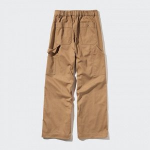UNIQLO - стильные широкие брюки (длина 70-72см) - 69 NAVY