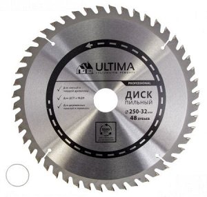 Пильный диск по дереву Ultima, 160 х 20мм, 48 зуб,+кольцо,1620   Professional