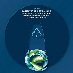 Шаума Мужской шампунь для волос "Морская свежесть 3-в-1" 360 мл