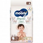 MOONY Natural подгузники, M (6-11 кг), 46 шт. NEW /Новинка!/