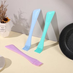 Кисточка кулинарная силиконовая 26.5*4.5 см., цвет в ассортименте, 1 шт.