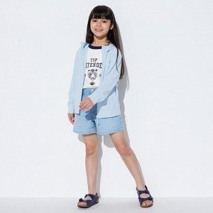 UNIQLO - сетчатая кофточка AIRism с защитой от УФ лучей - 60 LIGHT BLUE