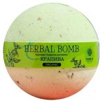 Шарик бурлящий д/ ванны HERBAL BOMB КРАПИВА 120 г Fabrik Cosmetology, шт