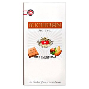 шоколад BUCHERON BLANC EDITION Молочный с орехами 85 г 1/10