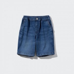 UNIQLO - удлиненные джинсовые шорты - 65 BLUE
