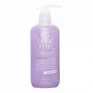 Парфюмированный шампунь для волос с ароматом белого мускуса L`ODEURLETTE In England Colorfit Grace Musk Hair Shampoo 500 мл, шт