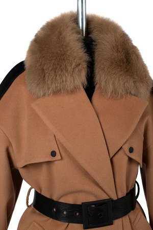 02-3241 Пальто женское утепленное (пояс)