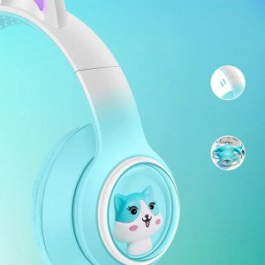 Беспроводные наушники с кошачьими ушками Cat Color Fashion AKZ02
