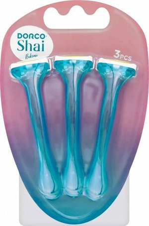 DORCO Станок бритвенный для зон БИКИНИ одноразовый  (3 шт. блистер) Bikini