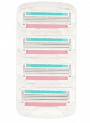 DORCO Сменные бритвенные кассеты Женские с 4 лезвиями ЕVE 4  NEW (4 шт)