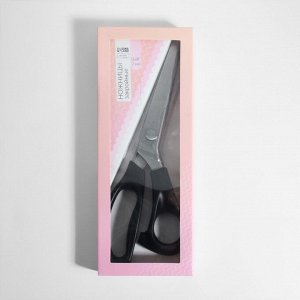 Ножницы «Зигзаг», 9", 23 см, шаг - 7 мм, чёрные