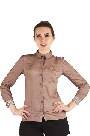 Рубашка женская с вышивкой 2089 размер 40, 42, 46, 48