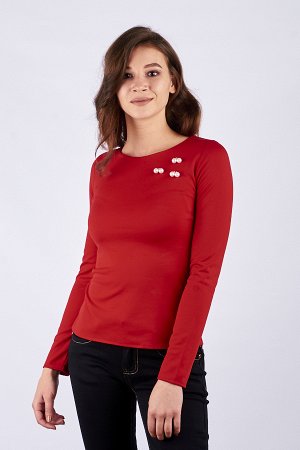 Женская блузка с бусинами 2228 размер 42, 46