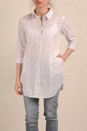 Рубашка женская на пуговицах 1306 размер 44