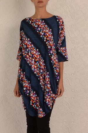 Женская блузка с рисунком 1232 размер 48, 50, 56