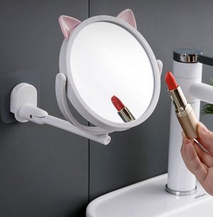 Зеркало настенное для макияжа, самоклеящееся